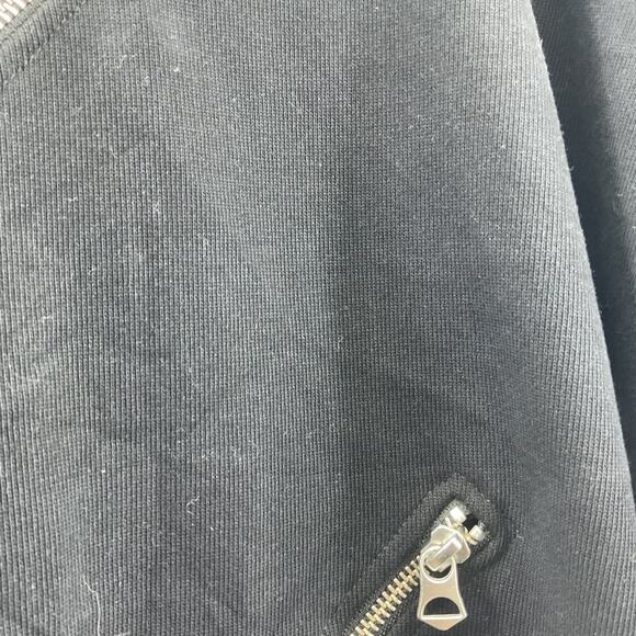 Cult of Individuality Black Zipper Detail Streetwear Hoodie 2XL Preowned Men's - Picture 3 of 7